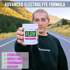 climb longer, recovery faster with FLOW electrolytes by PhysiVantage