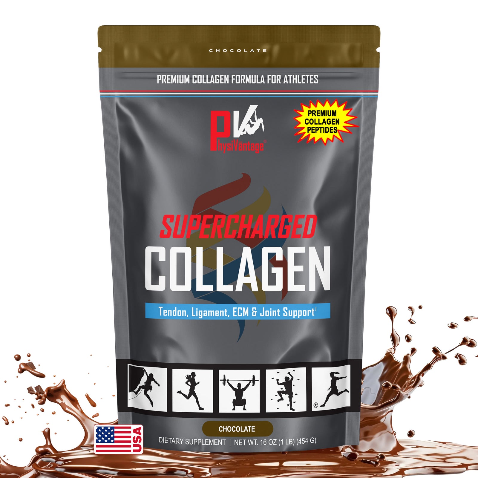 Supercharged Collagen powder for Tendon, Joint, Bone and Skin Support.