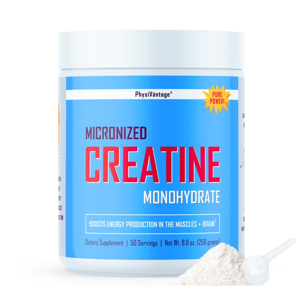 Pure Creatine Monohydrate Powder - Boost Muscle and Brain Power!