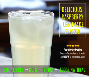 delicious raspberry lemonade electrolyte powder