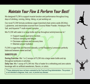 FLOW electrolytes description panel