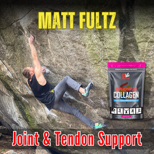 Pro climber Matt Fultz is a daily Supercharged Collagen user