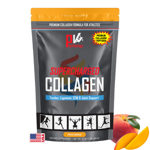 Peach mango flavored Supercharged Collagen peptides