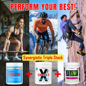 The Performance Triple Stack - Sendure-X, Creatine, FLOW