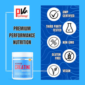 Pure Creatine Monohydrate Powder - Boost Muscle and Brain Power!